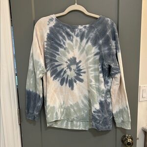 Easel  Tie-Dye Long Sleeve Top women’s Size small